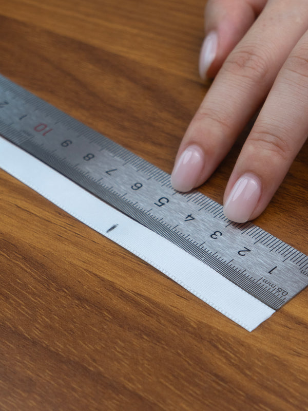 Step 3: Measure the marked length with a ruler