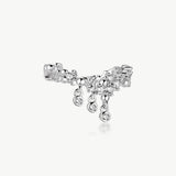 Silver Cubic Zirconia Pinky Ring | Belvria