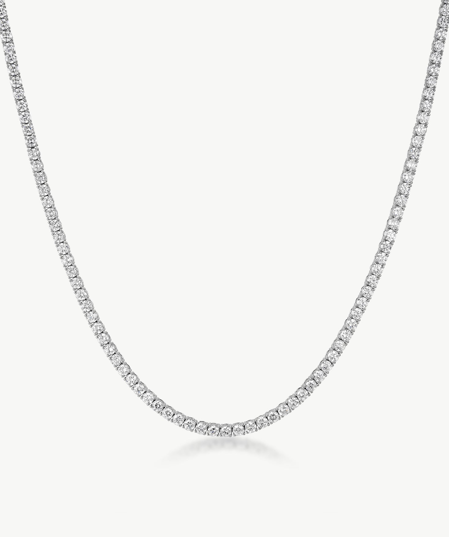 8ct Lab-Grown Diamond Tennis Necklace | Belvria