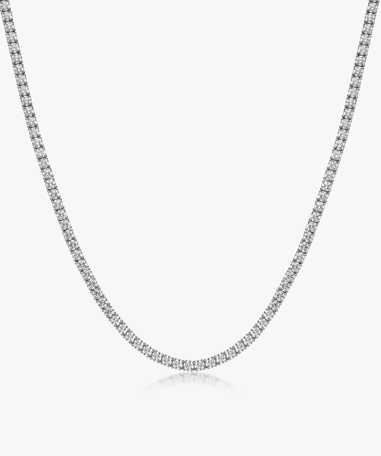 15ct Lab-Grown Diamond Tennis Necklace | Belvria