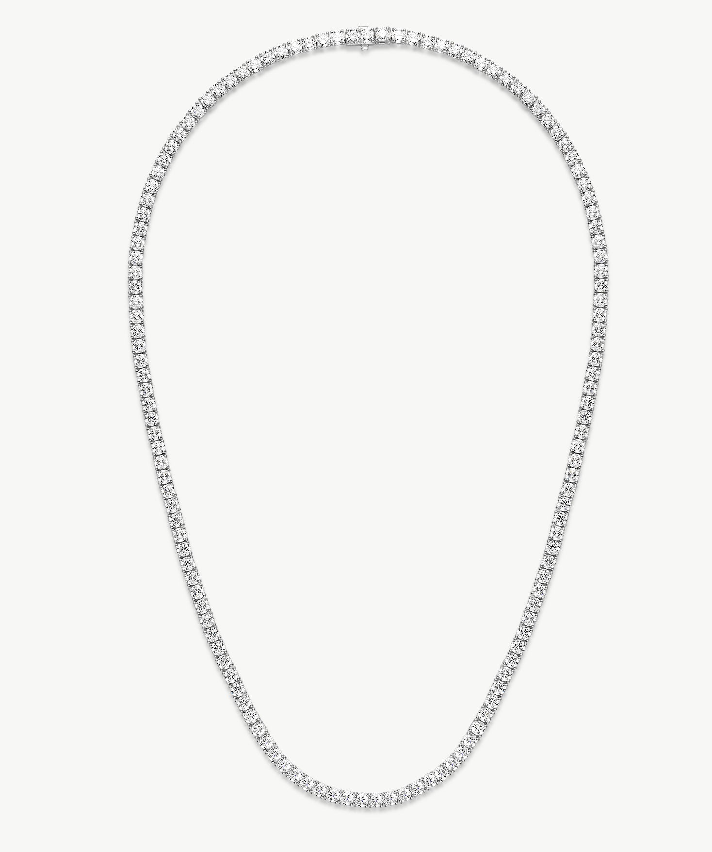 15ct Lab-Grown Diamond Tennis Necklace | Belvria