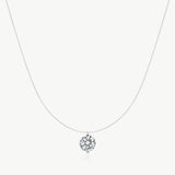 1ct Floating Lab-Grown Diamond Necklace | Belvria