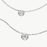 Lab-Grown Diamond Bezel Necklace | Belvria