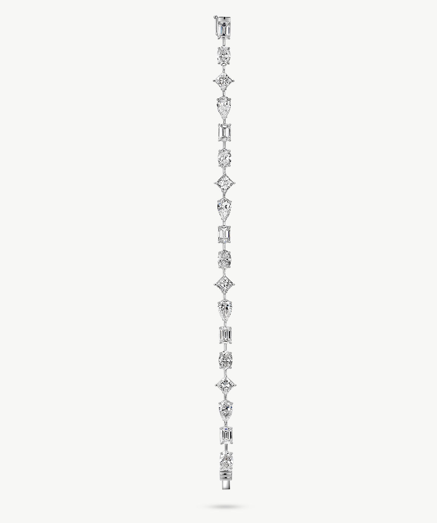 9.7ct Mixed-Shape Lab-Grown Diamond Bracelet | Belvria