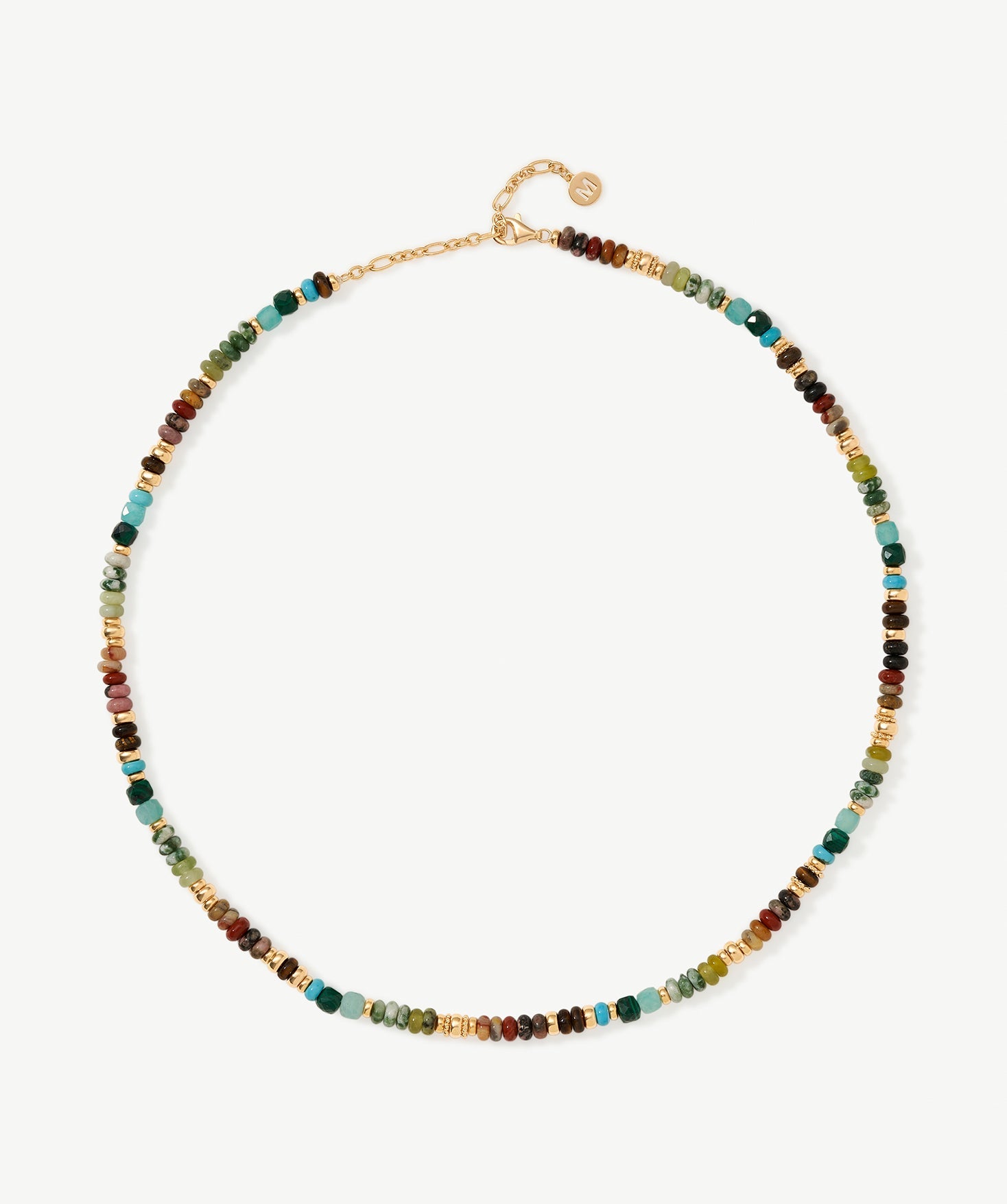 Multicolor Gemstone Beaded Necklace | Belvria