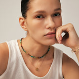 Multicolor Gemstone Beaded Necklace | Belvria