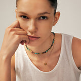 Multicolor Gemstone Beaded Necklace | Belvria