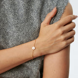 Mother of Pearl Bracelet in Gold Vermeil | Belvria