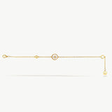 Mother of Pearl Bracelet in Gold Vermeil | Belvria
