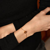 Tiger Eye Bracelet in Gold Vermeil | Belvria