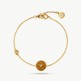 Tiger Eye Bracelet in Gold Vermeil | Belvria