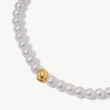 Classic White Pearl Strand Necklace | Belvria