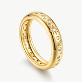 Gold Celestial Eight-Point Star Ring | Belvria