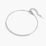 Lab-Grown Diamond Tennis Bracelet in Sterling Silver | Belvria