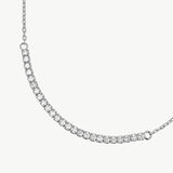 Lab-Grown Diamond Tennis Bracelet in Sterling Silver | Belvria
