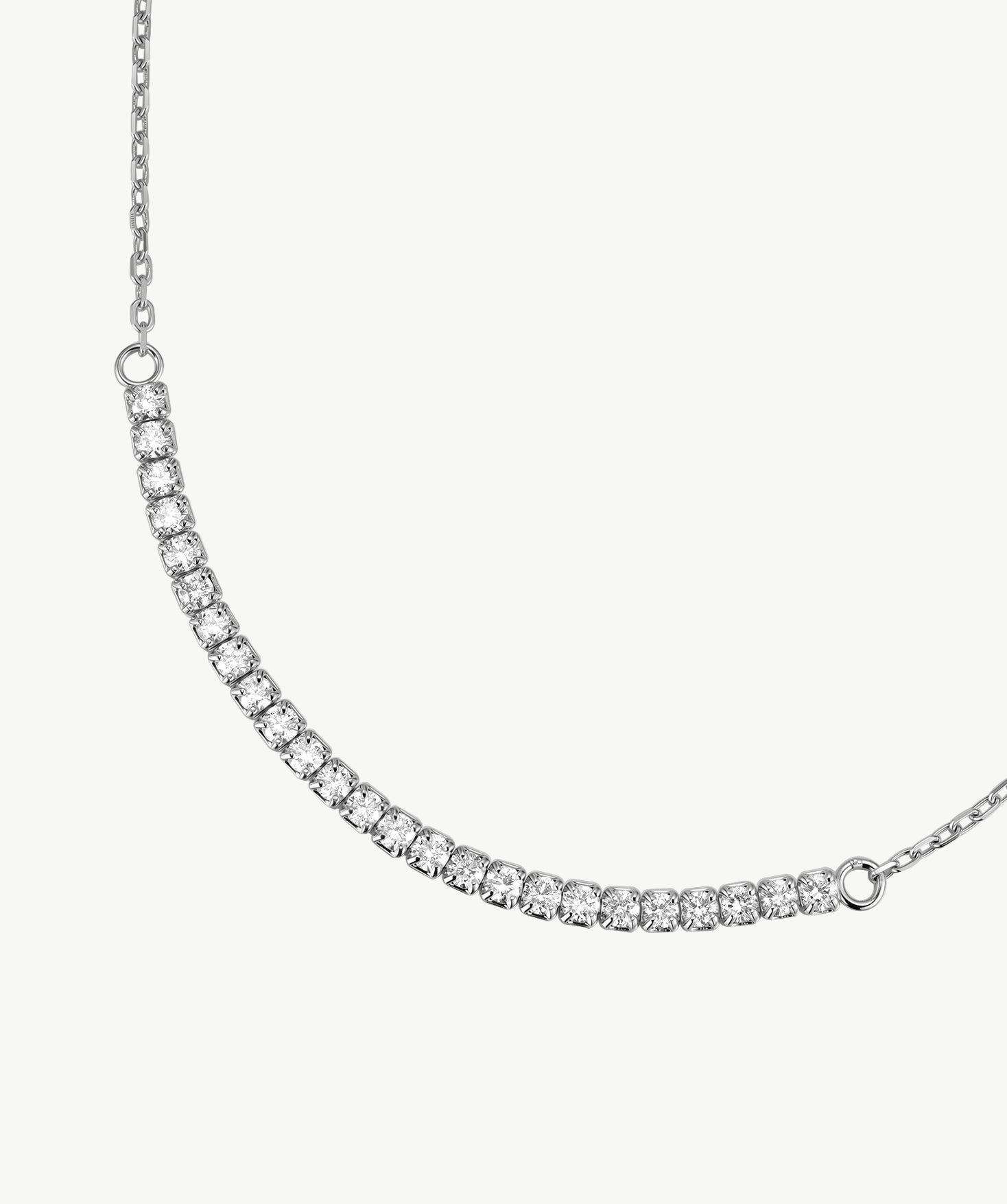 Lab-Grown Diamond Tennis Bracelet in Sterling Silver | Belvria