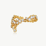 Gold Cubic Zirconia Pinky Ring | Belvria