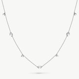 White Quartz Long Beaded Necklace | Belvria
