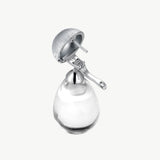 White Quartz Detachable Drop Earrings | Belvria