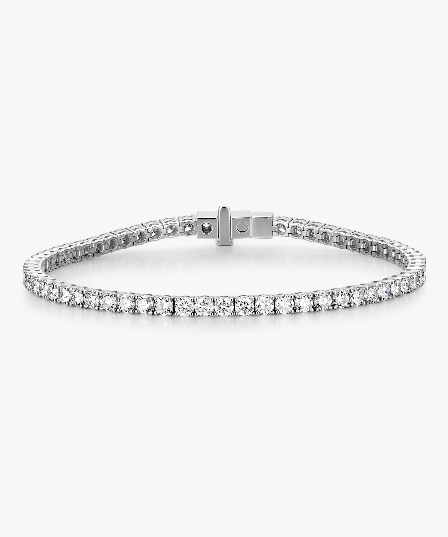 3.4ct Lab-Grown Diamond Tennis Bracelet | Belvria