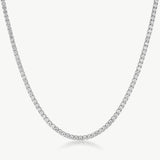 8ct Lab-Grown Diamond Tennis Necklace | Belvria