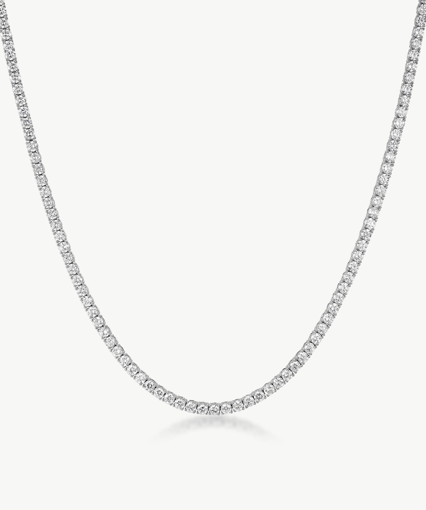 8ct Lab-Grown Diamond Tennis Necklace | Belvria