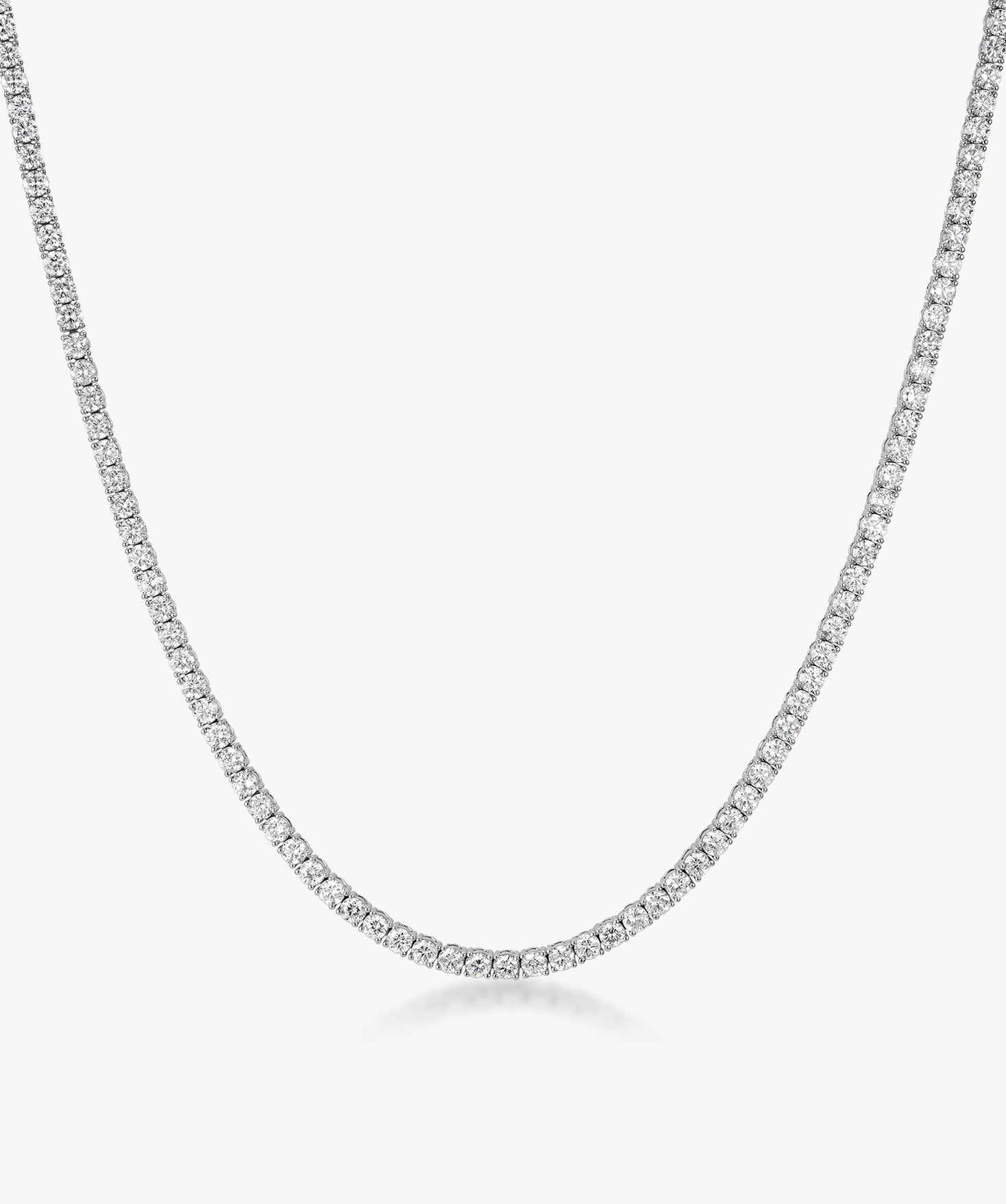 8ct Lab-Grown Diamond Tennis Necklace | Belvria