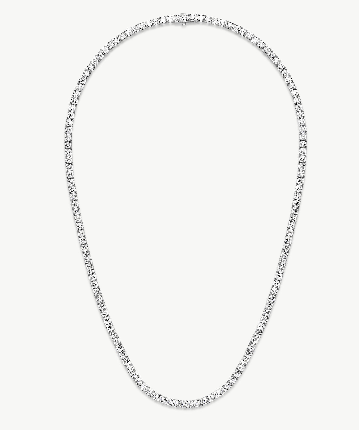 15ct Lab-Grown Diamond Tennis Necklace | Belvria