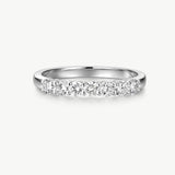 Round Diamond Half-Eternity Ring