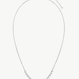 Graduated Bezel Diamond Necklace