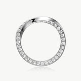 INFINI-Möbius-Ring mit Pavé-Diamanten