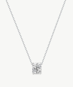 Silver Geometric Pendant Necklace | Belvria