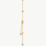 Gold Geometric Station Chain Necklace | Belvria