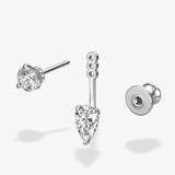 Convertible Lab-Grown Diamond Earrings | Belvria