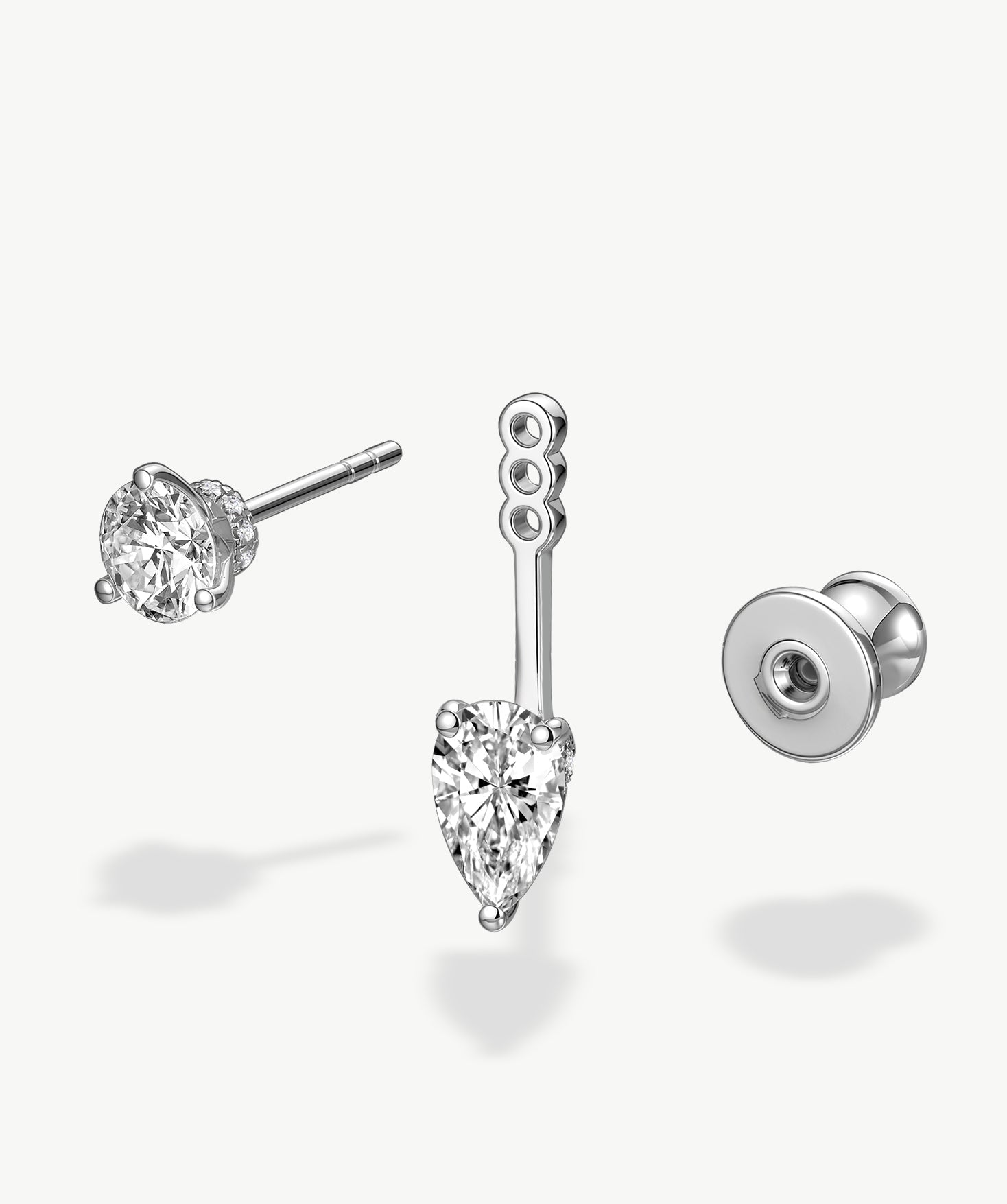 Convertible Lab-Grown Diamond Earrings | Belvria