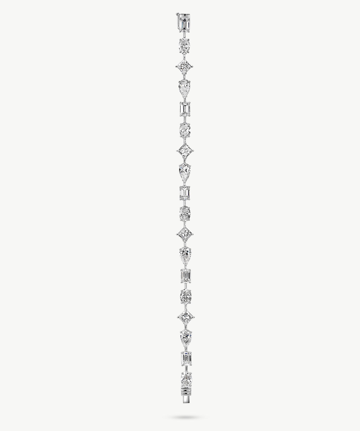 9.7ct Mixed-Shape Lab-Grown Diamond Bracelet | Belvria