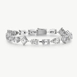 9.7ct Mixed-Shape Lab-Grown Diamond Bracelet | Belvria