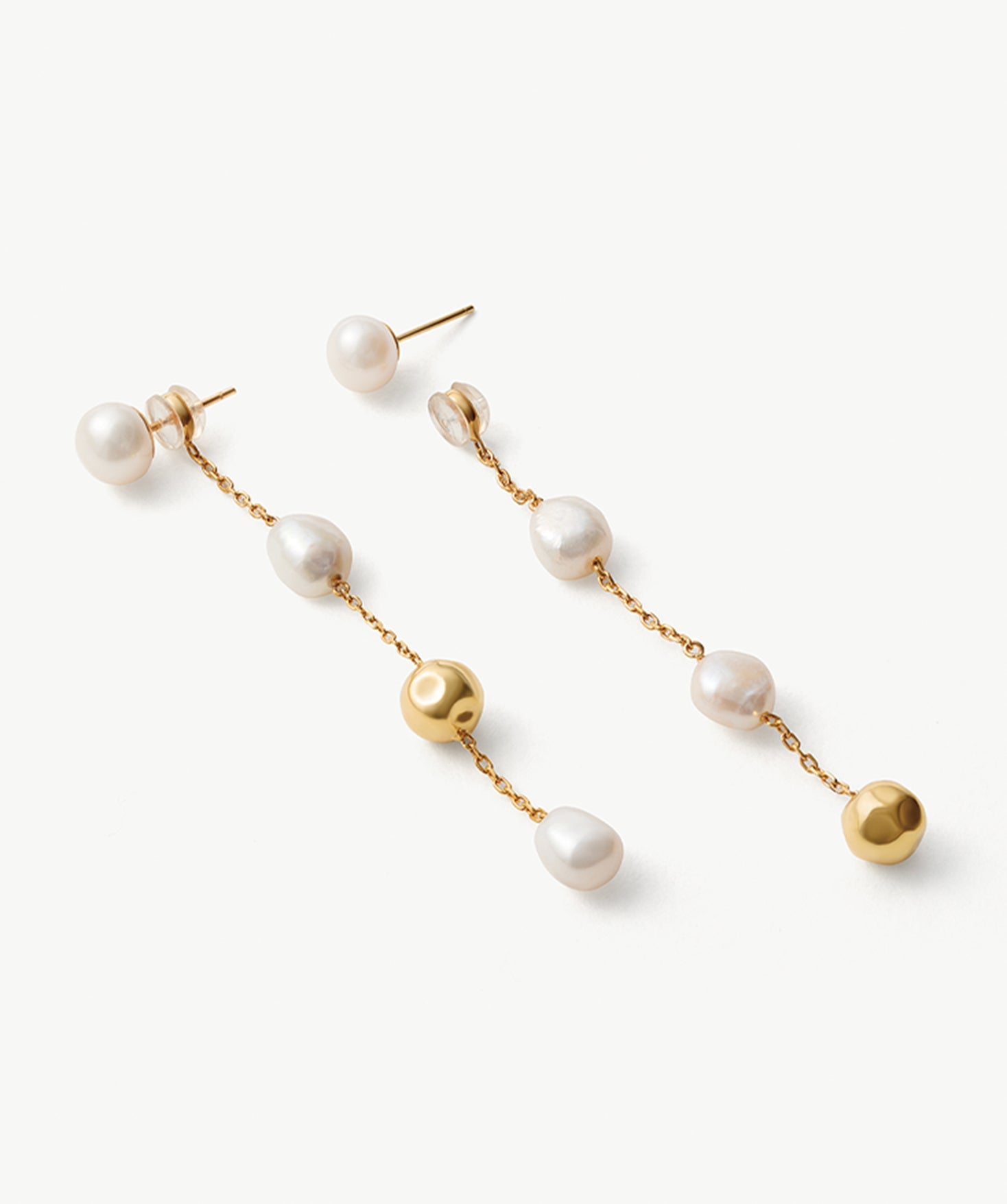 Convertible Baroque Pearl Drop Earrings | Belvria