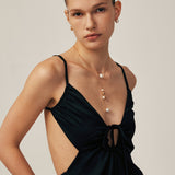 Pearl Lariat Y Necklace with Cascading Drops | Belvria