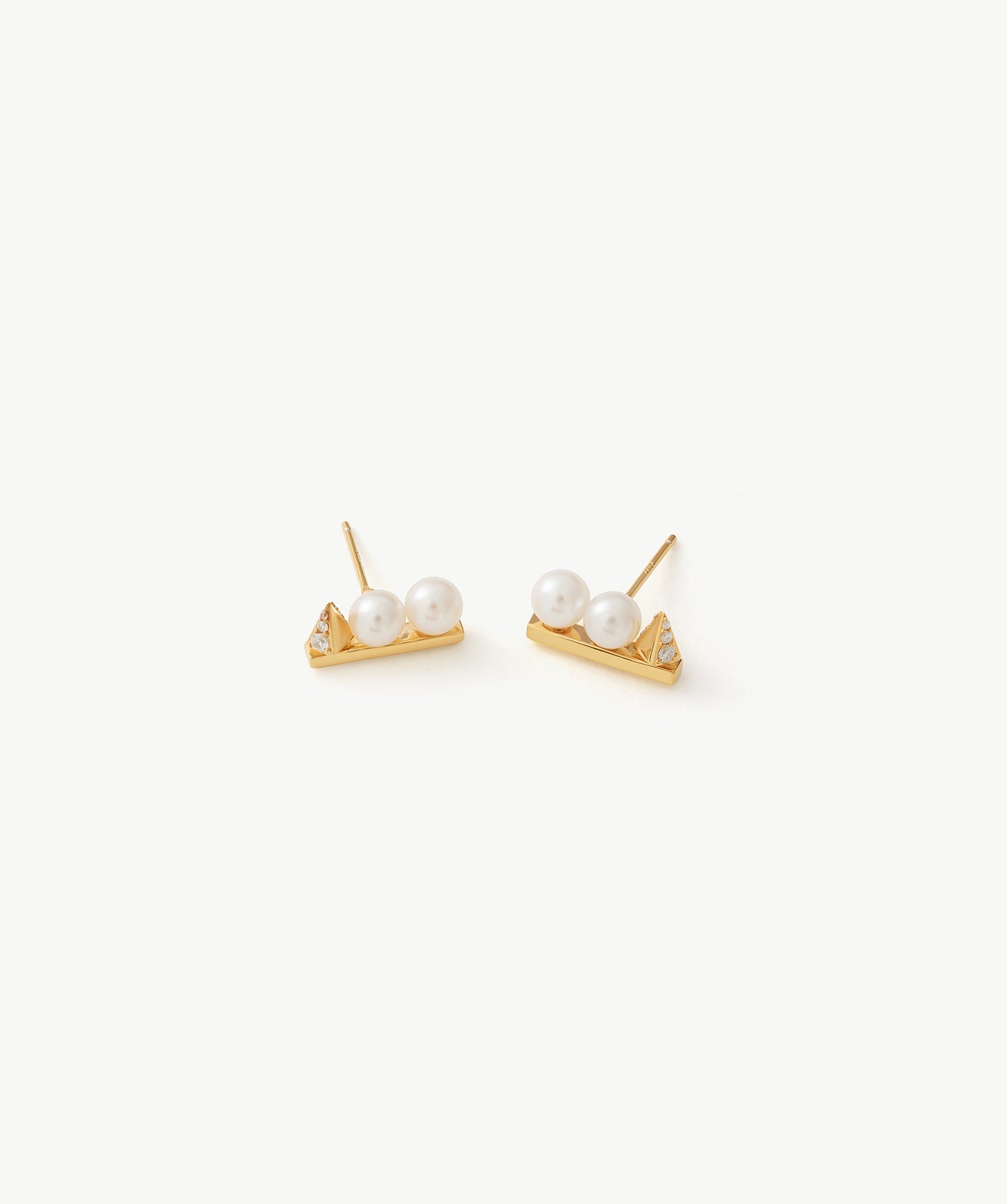 Freshwater Pearl Spike Stud Earrings | Belvria
