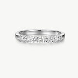 Round Diamond Half-Eternity Ring