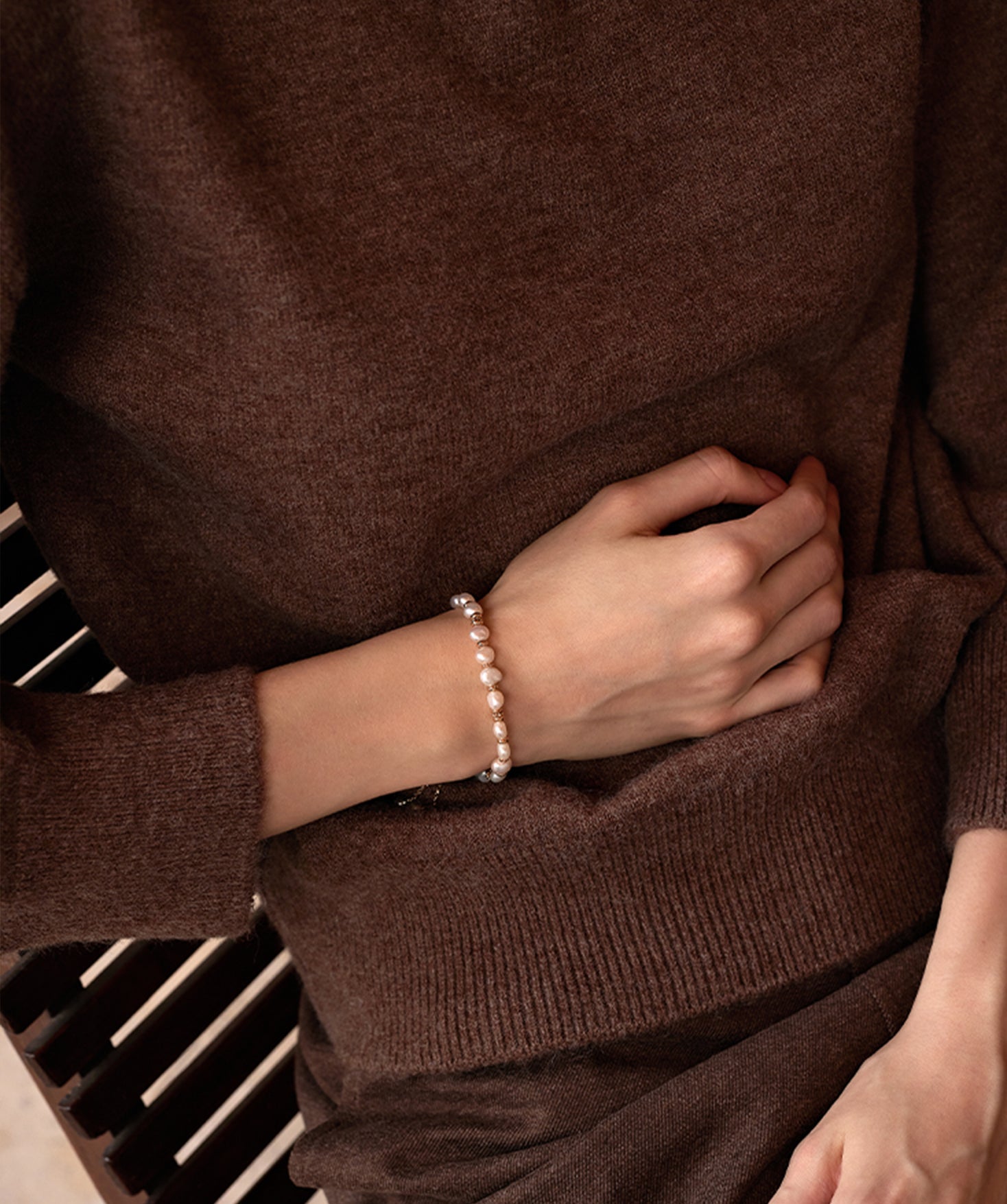 Baroque Freshwater Pearl Bracelet | Belvria