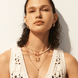 Baroque Pearl Necklace with Gold Möbius Detail | Belvria
