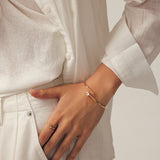 Gold Snake-Inspired Open Cuff Bracelet | Belvria