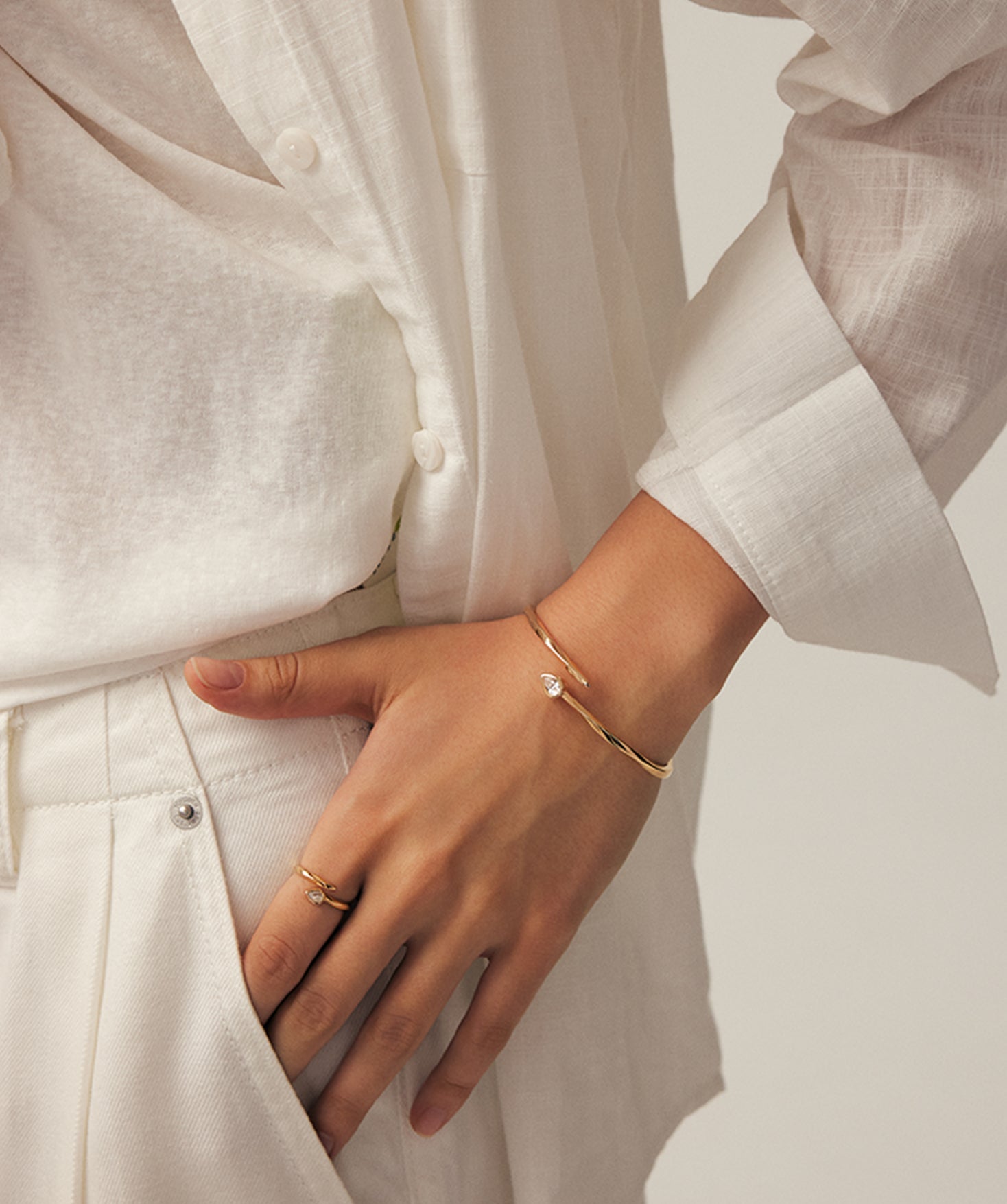 Gold Snake-Inspired Open Cuff Bracelet | Belvria