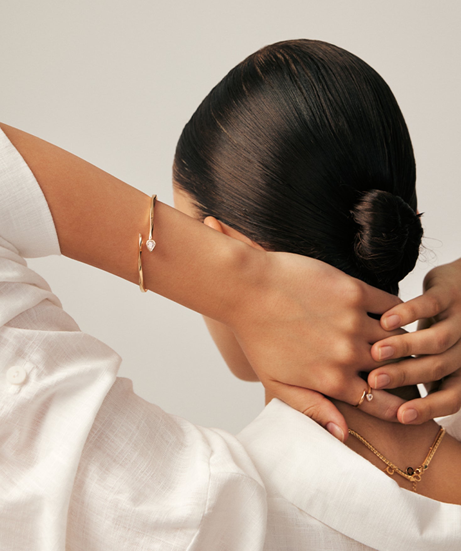 Gold Snake-Inspired Open Cuff Bracelet | Belvria