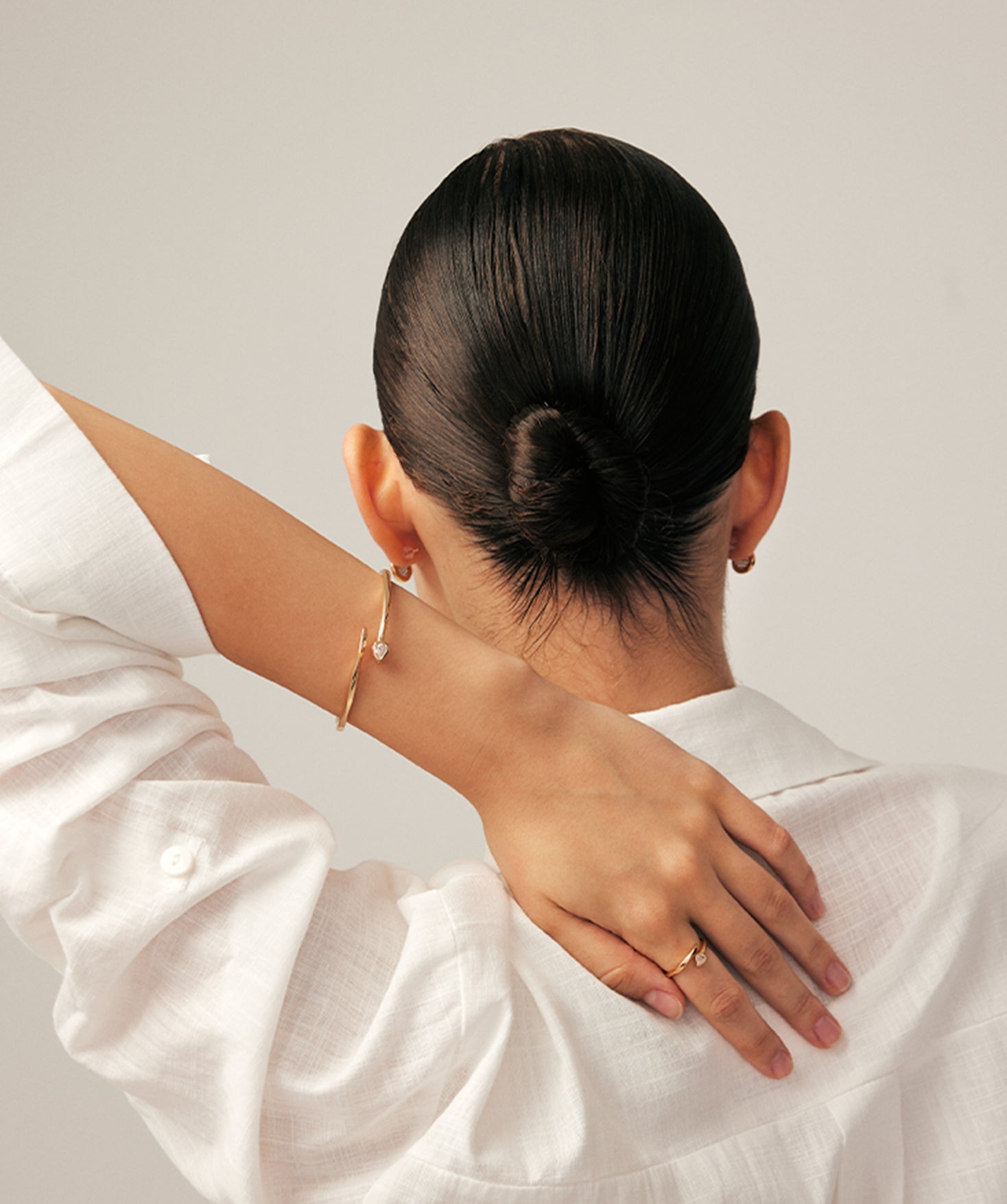 Gold Snake-Inspired Open Cuff Bracelet | Belvria