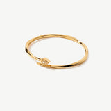 Gold Snake-Inspired Open Cuff Bracelet | Belvria