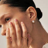 Gold Teardrop Bypass Ring | Belvria
