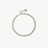 Silver Mini Mariner Chain Bracelet | Belvria